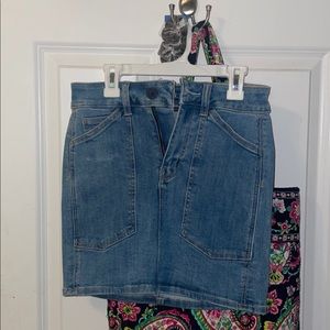 NWT american eagle denim skirt 00